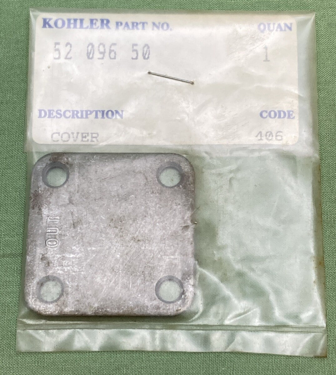 NEW GENUINE KOHLER 52 096 50 COVER; OIL PUMP