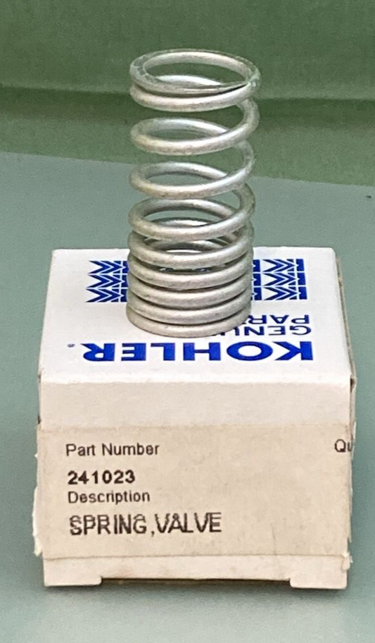 NEW GENUINE KOHLER 241023 SPRING, VALVE