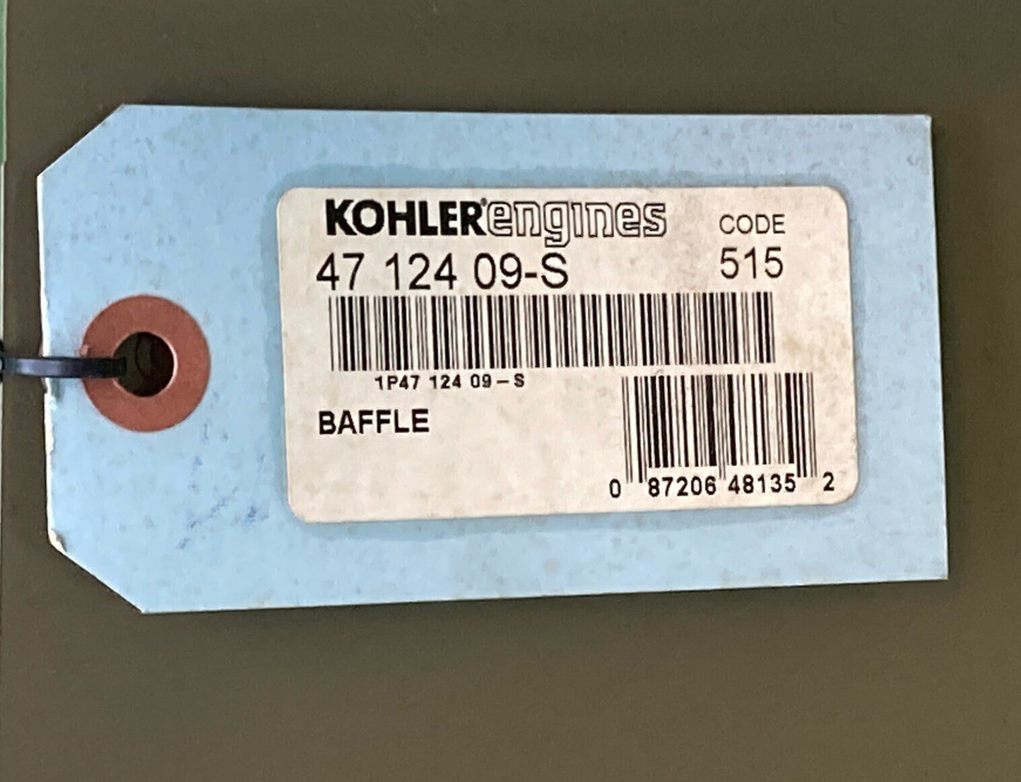 NEW GENUINE KOHLER 47 124 09-S BAFFLE