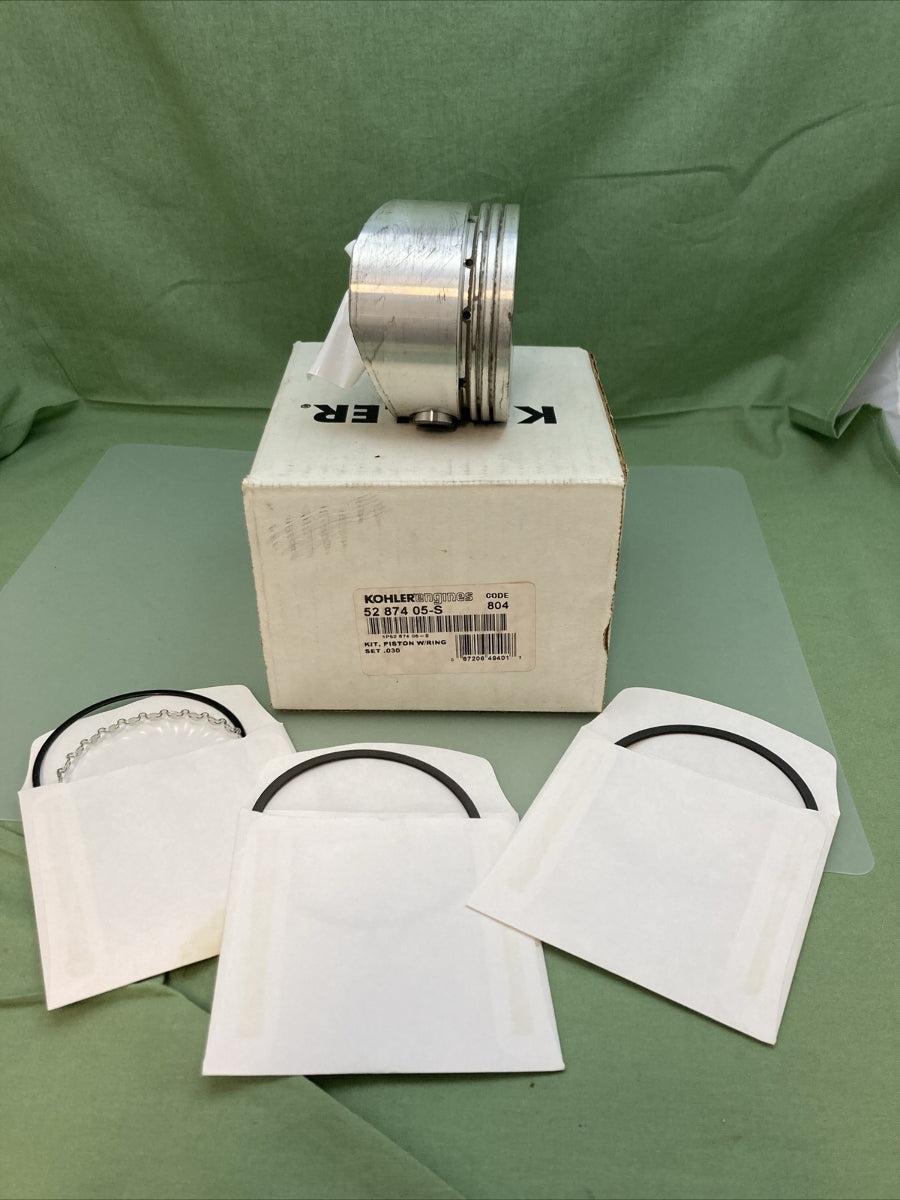 NEW GENUINE KOHLER 52 874 05-S KIT; PISTON W/RING SET .030