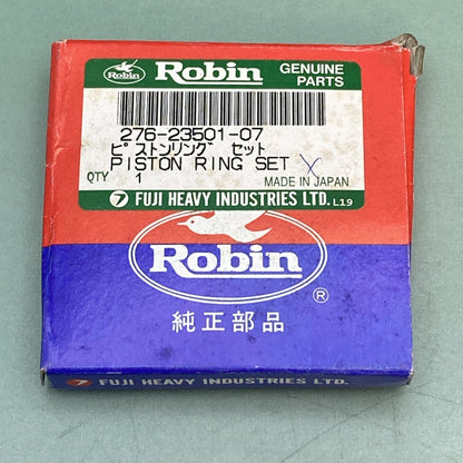 NEW GENUINE ROBIN SUBARU 277-23501-07 PISTON RING SET STD 3 PC OIL R