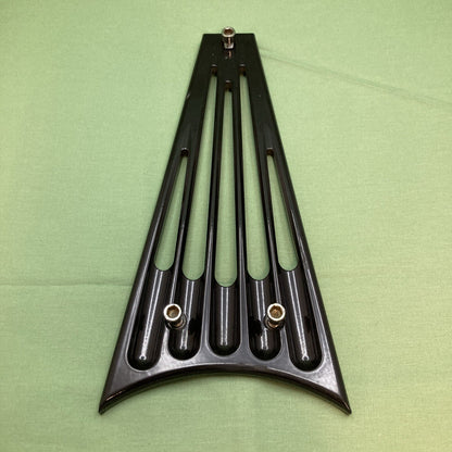 BILLET ALUMINUM RADIATOR COVER BLACK Touring Road King Street Glide