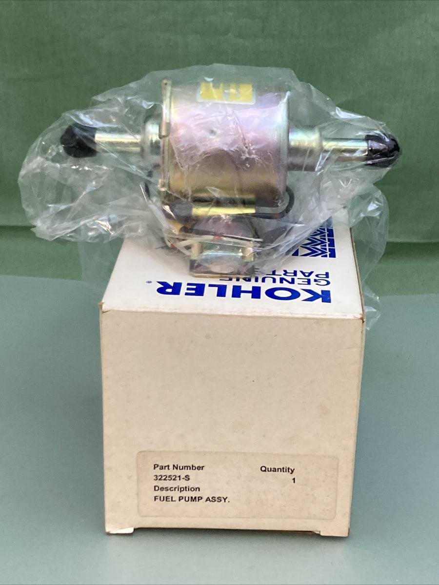 NEW GENUINE KOHLER 322521-S Pump, Fuel 12 Volt