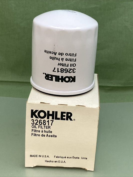 NEW GENUINE KOHLER 326817 FILTER, OIL