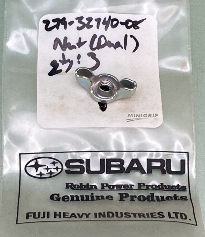 NEW REPLACES ROBIN SUBARU 279-32740-08 NUT DUAL