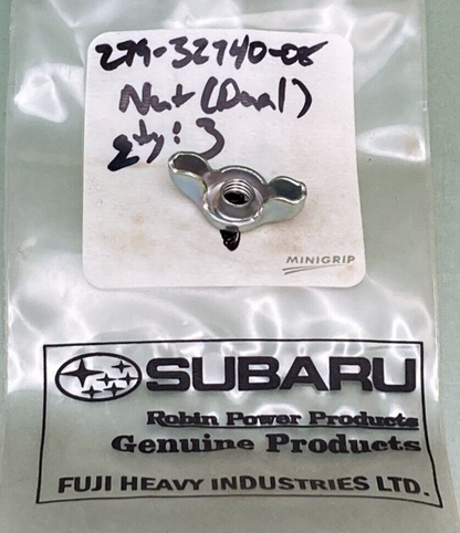 NEW REPLACES ROBIN SUBARU 279-32740-08 NUT DUAL