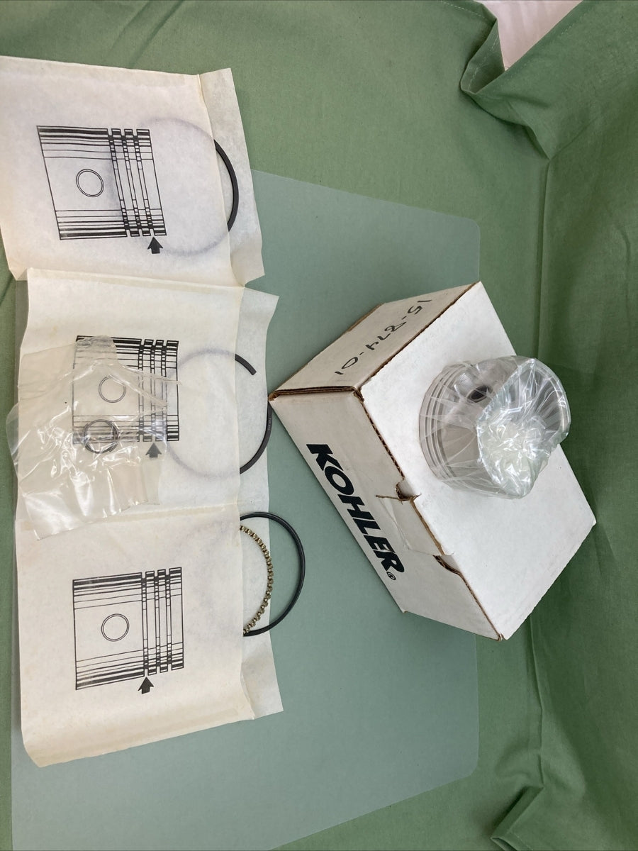 NEW GENUINE KOHLER 15-874-01 KIT;PISTON WITH RING SET STD