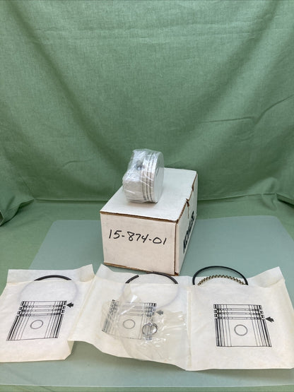 NEW GENUINE KOHLER 15-874-01 KIT;PISTON WITH RING SET STD