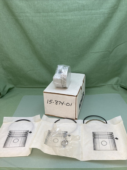 NEW GENUINE KOHLER 15-874-01 KIT;PISTON WITH RING SET STD