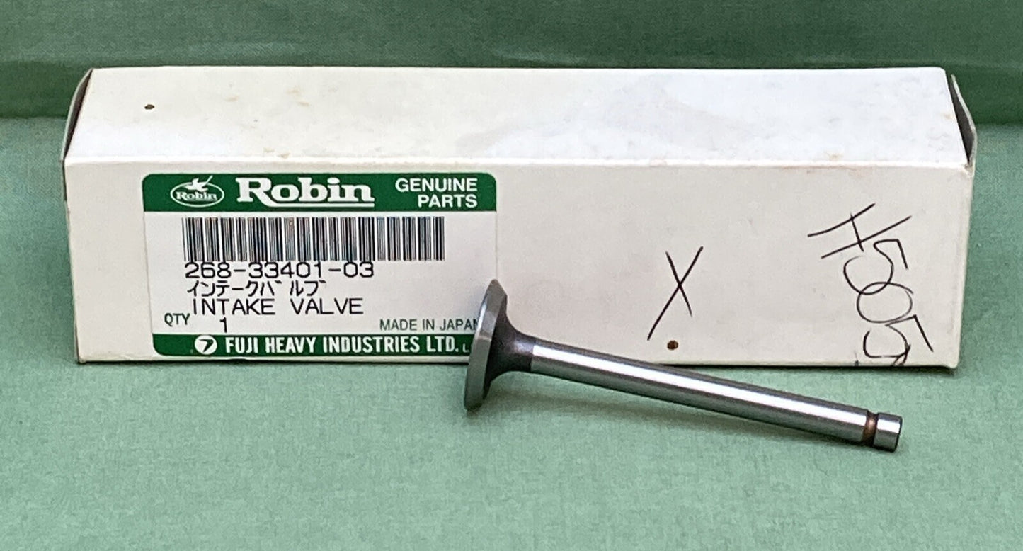 NEW GENUINE SUBARU ROBIN 268-33401-03 INTAKE VALVE