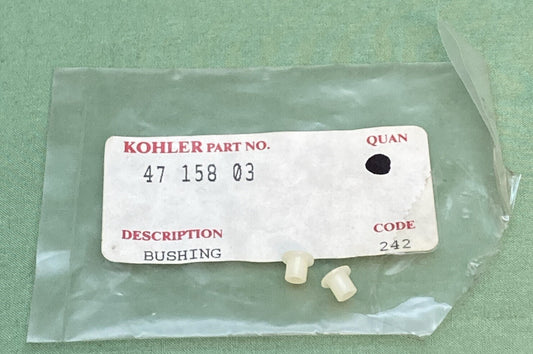 QTY 2 NEW GENUINE KOHLER 47 158 03 BUSHING, WHITE