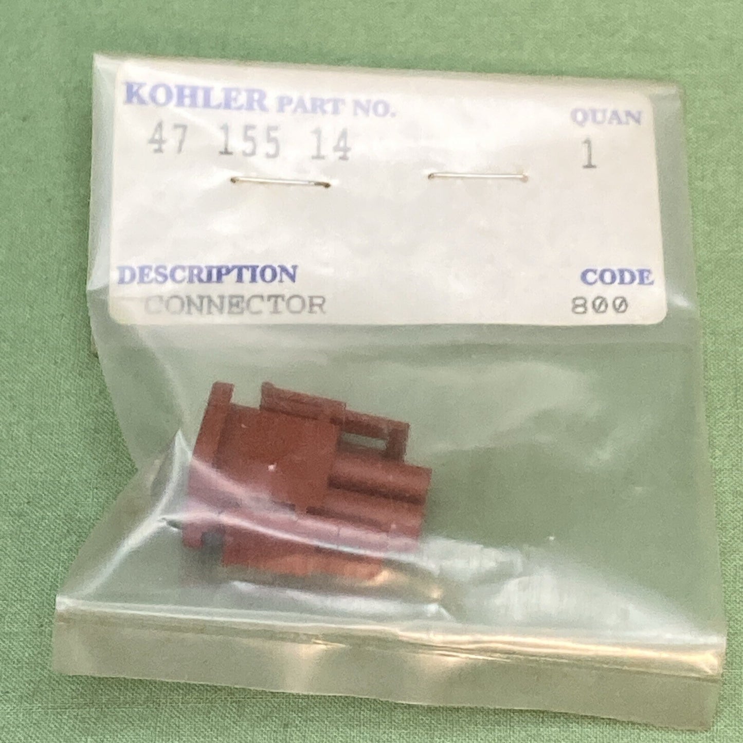 NEW GENUINE KOHLER 47 155 14 CONNECTOR