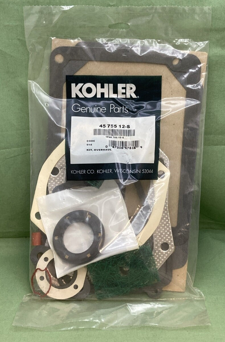 NEW GENUINE KOHLER 45 755 12-S KIT, OVERHAUL