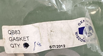 NEW GENUINE WISCONSIN CONTINENTAL QB83 INSERT EXHAUST GASKET