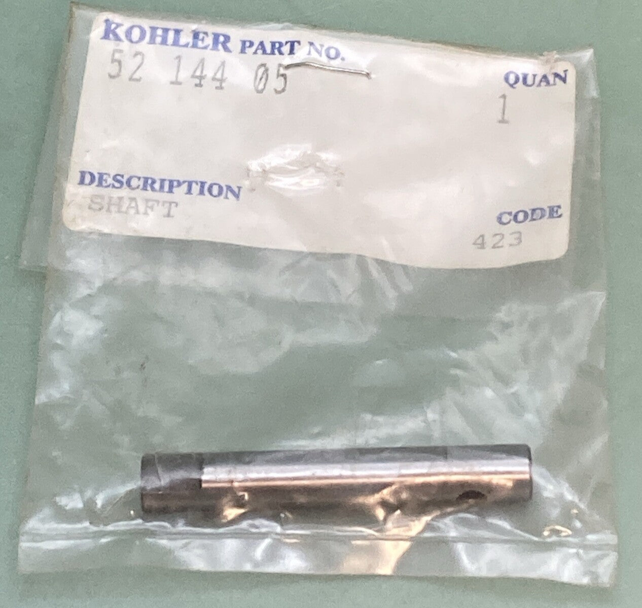 NEW GENUINE KOHLER 52 144 05 SHAFT