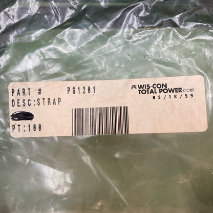 QTY 2 NEW GENUINE WIS-CON TOTAL POWER PG1201 STRAP FUEL TANK