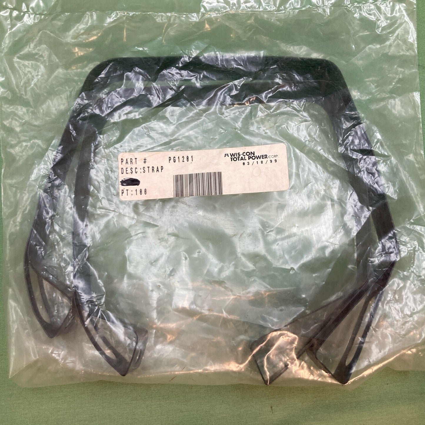 QTY 2 NEW GENUINE WIS-CON TOTAL POWER PG1201 STRAP FUEL TANK