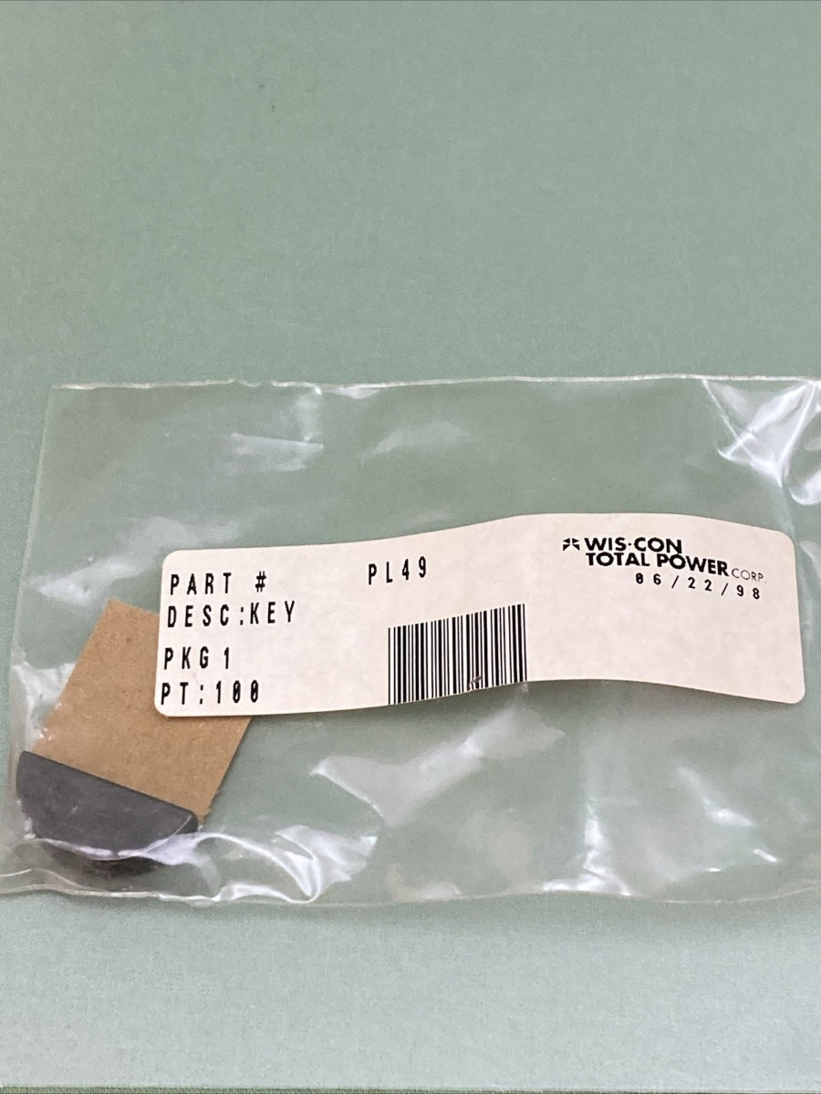 NEW GENUINE WISCONSIN CONTINENTAL PL49 KEY WOODRUFF 15