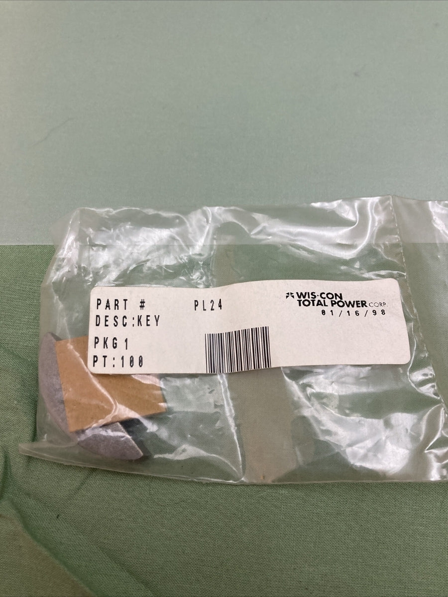 NEW GENUINE WISCONSIN CONTINENTAL PL24 KEY WOODRUFF 29