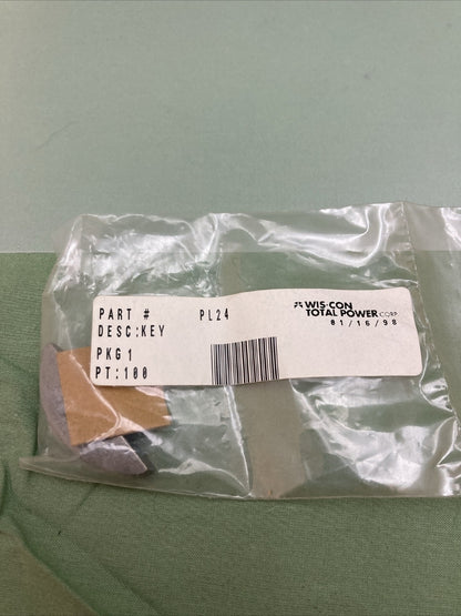 NEW GENUINE WISCONSIN CONTINENTAL PL24 KEY WOODRUFF 29