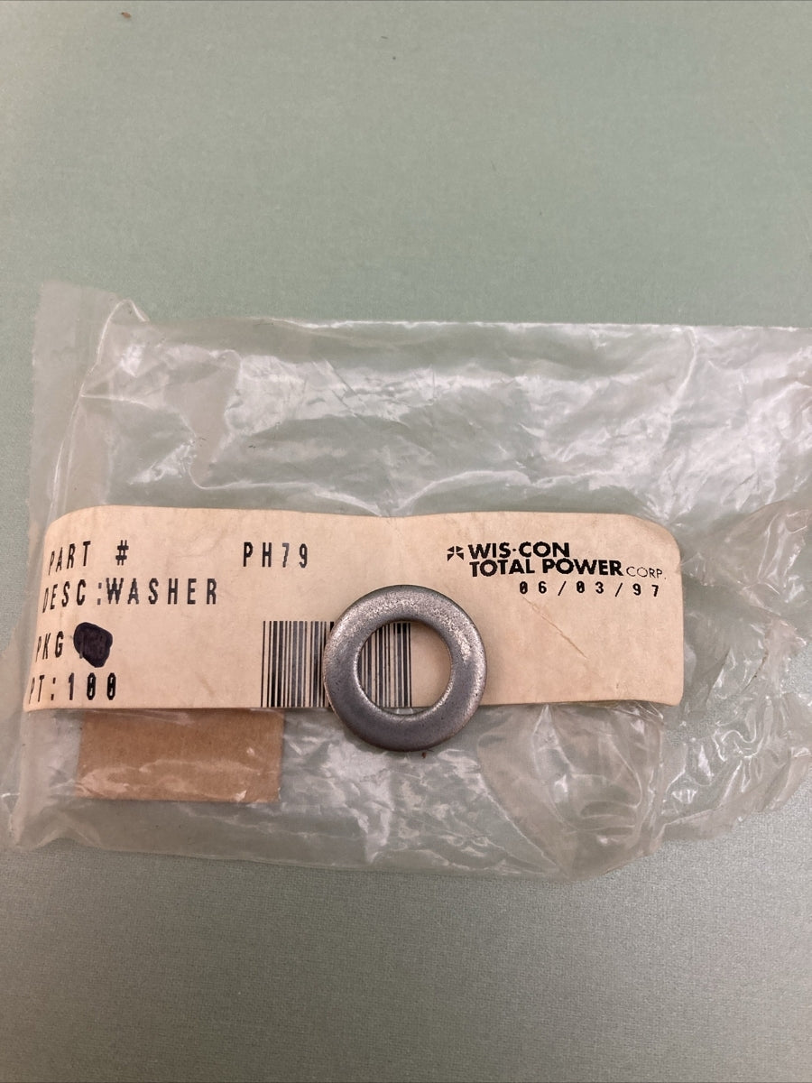 NEW GENUINE WIS-CON TOTAL POWER PH79 WASHER-FLAT .453