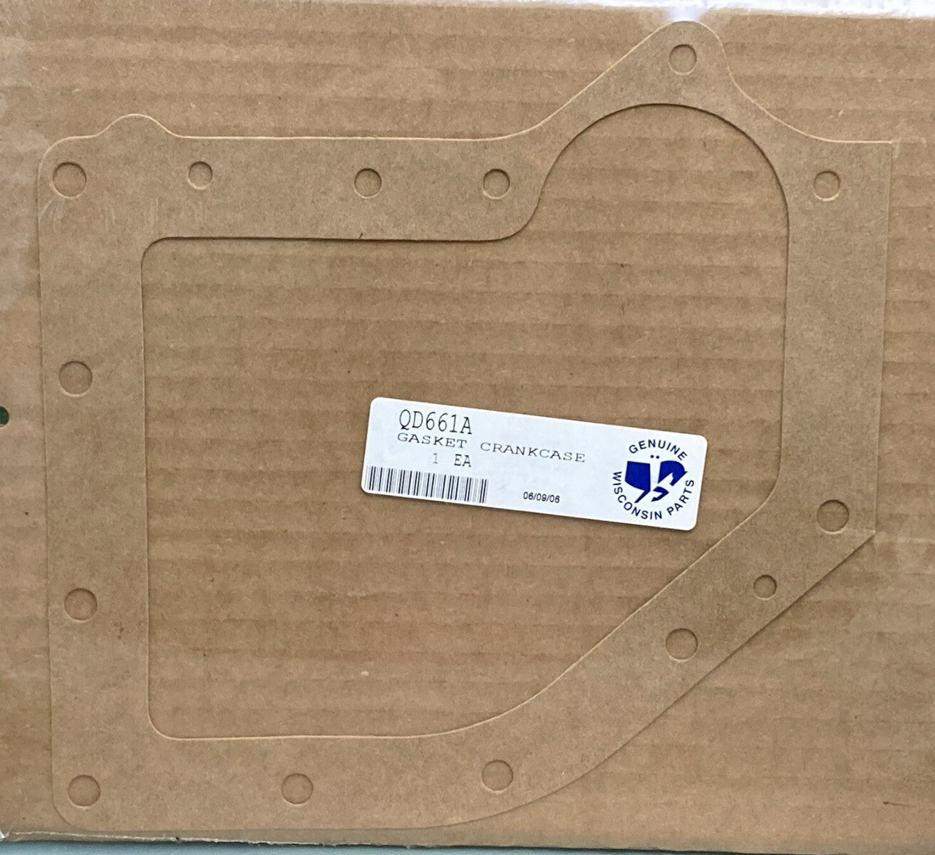 NEW GENUINE WISCONSIN CONTINENTAL QD661A GASKET G/C SPACER-C'CASE