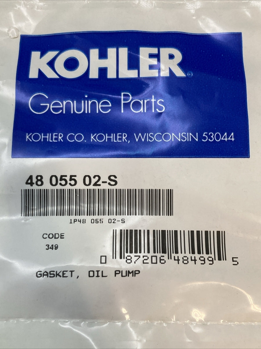 NEW GENUINE KOHLER 48 055 02-S GASKET, OIL PUMP