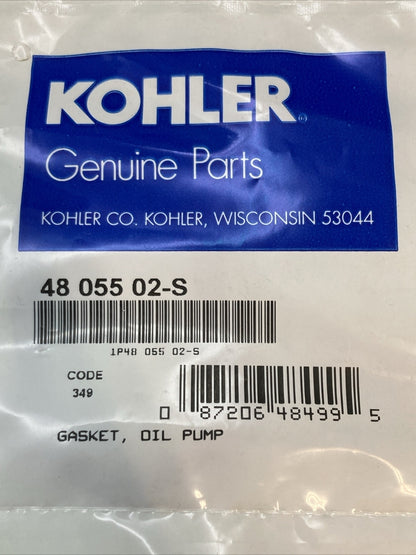 NEW GENUINE KOHLER 48 055 02-S GASKET, OIL PUMP