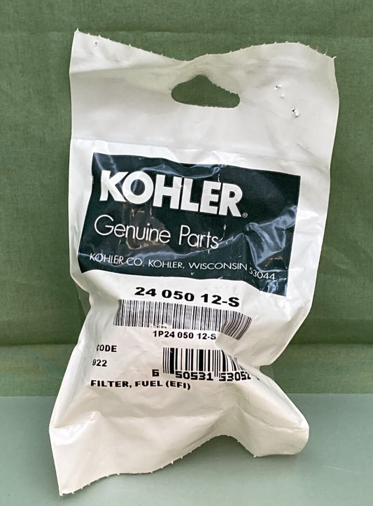 NEW GENUINE KOHLER 24 050 12-S FILTER, FUEL