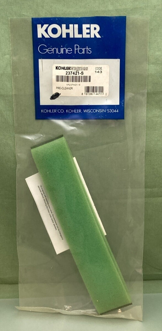 QTY 2 NEW GENUINE KOHLER 237421-S PRE-CLEANER
