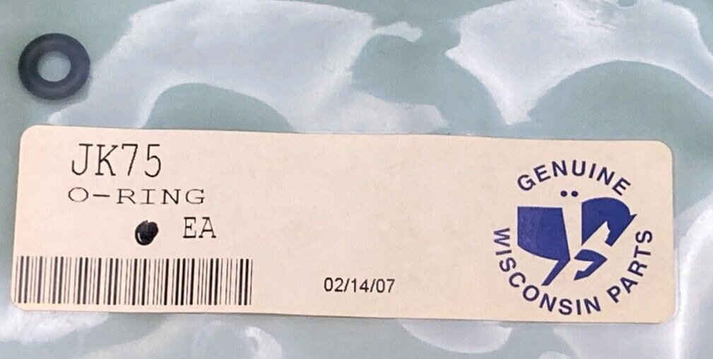 NEW GENUINE WISCONSIN JK75 O-RING .174IDX.38OD