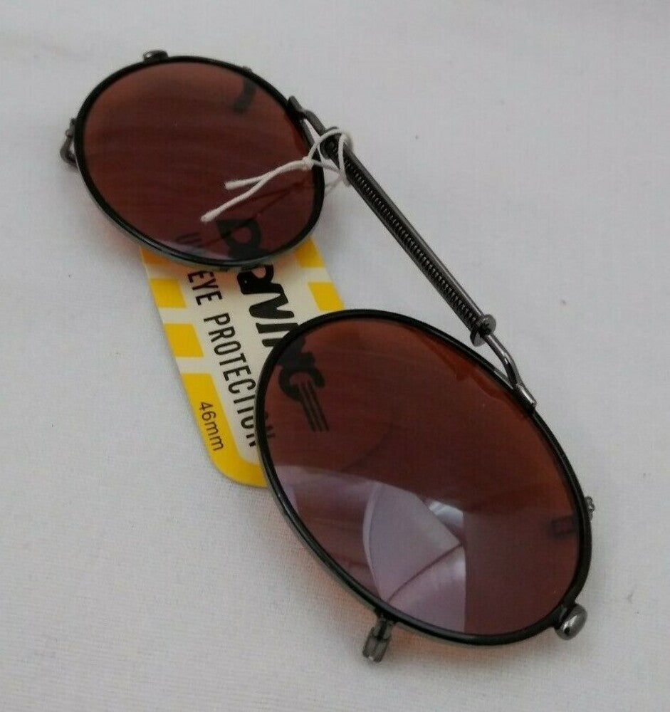 NEW DRIVING UV 09146 Eye Protection Clip on Sunglasses 46MM