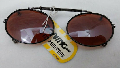 NEW DRIVING UV 09146 Eye Protection Clip on Sunglasses 46MM