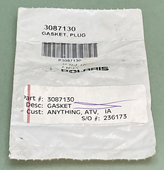NEW GENUINE POLARIS 3087130 GASKET PLUG (ab)(ac) INTAKE and EXHAUST