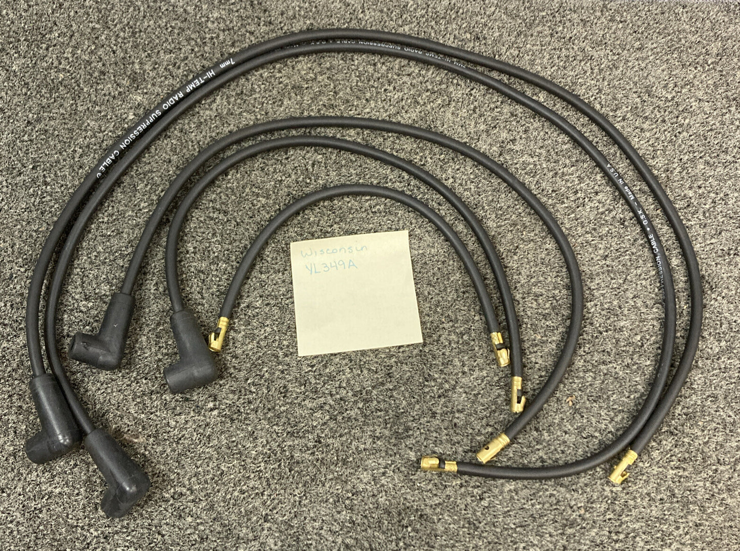 NEW REPLACES WISCONSIN CONTINENTAL YL349A IGNITION WIRE SET