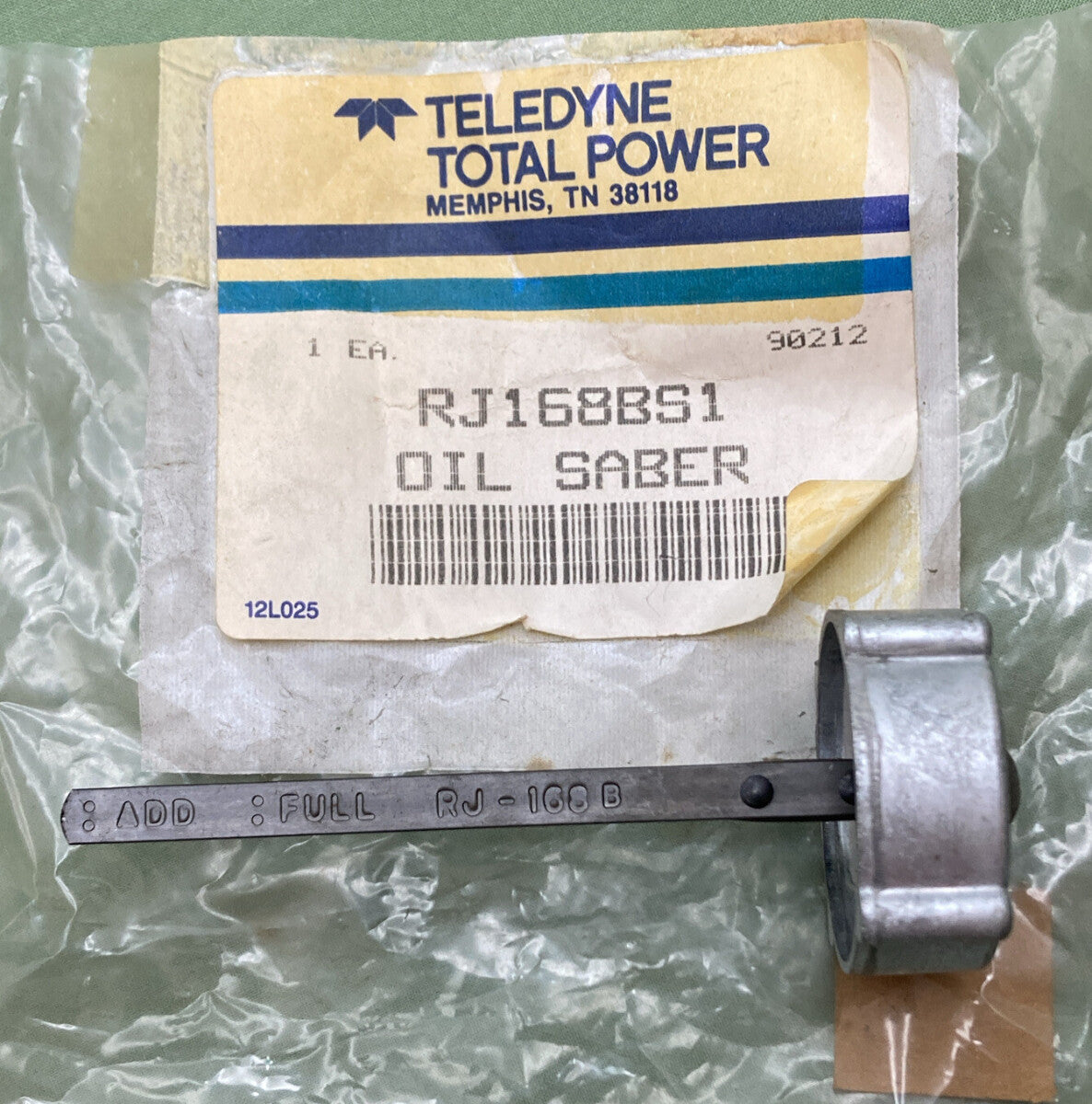 NEW GENUINE TELEDYNE TOTAL POWER RJ168BS1 OIL SABER
