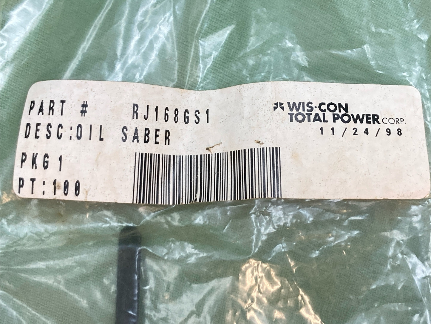 NEW GENUINE WIS-CON TOTAL POWER RJ168GS1 OIL SABER