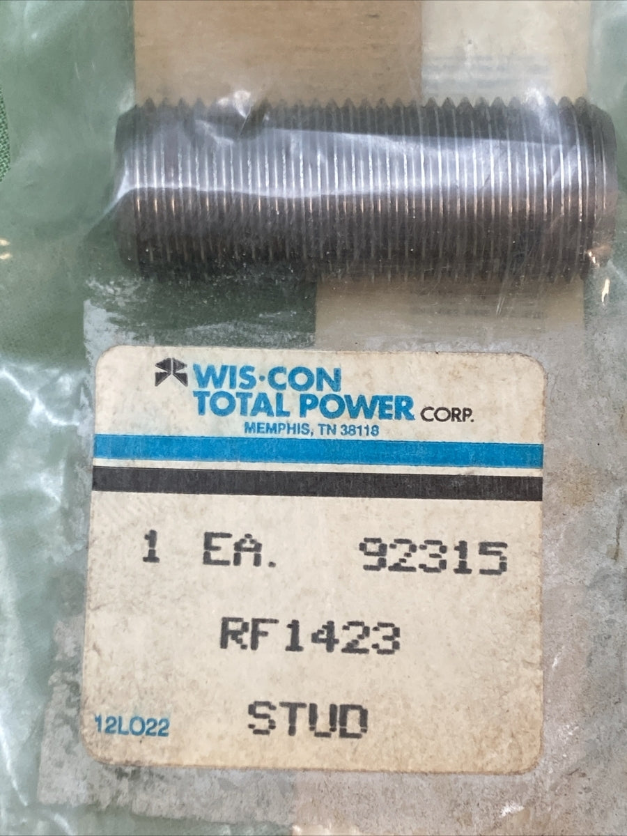 NEW GENUINE WIS-CON TOTAL POWER RF1423 NIPPLE OIL FILTER STUD