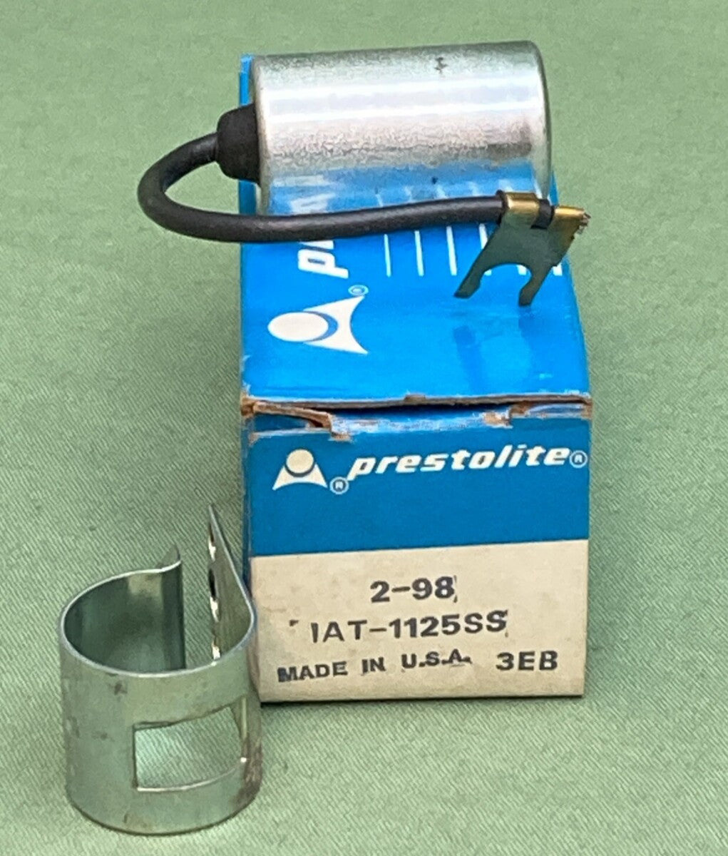 NEW GENUINE PRESTOLITE 2-98 IAT-1125SS  Cylinder Distributor Ignition Condenser