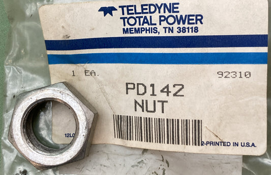 NEW GENUINE TELEDYNE TOTAL POWER PD142 NUT JAM 7/8-14