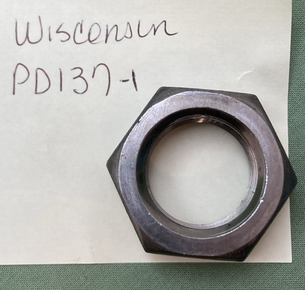 NEW REPLACES WISCONSIN PD137-1 NUT 1/14