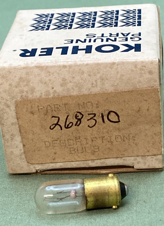 NEW GENUINE KOHLER 268310 LAMP, 14V, 2.8W