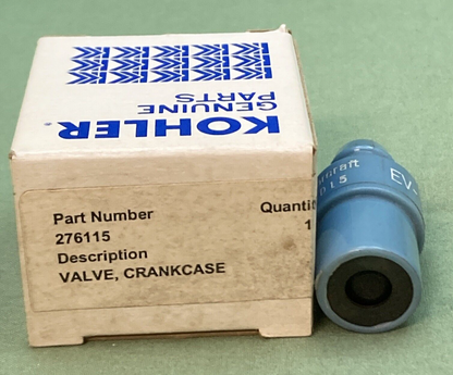 NEW GENUINE KOHLER 276115 VALVE, CRANKCASE