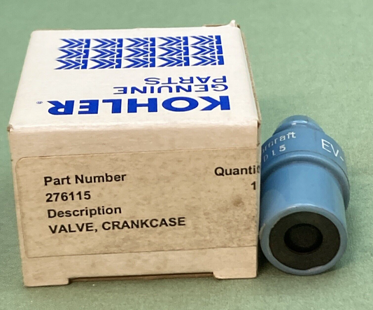 NEW GENUINE KOHLER 276115 VALVE, CRANKCASE
