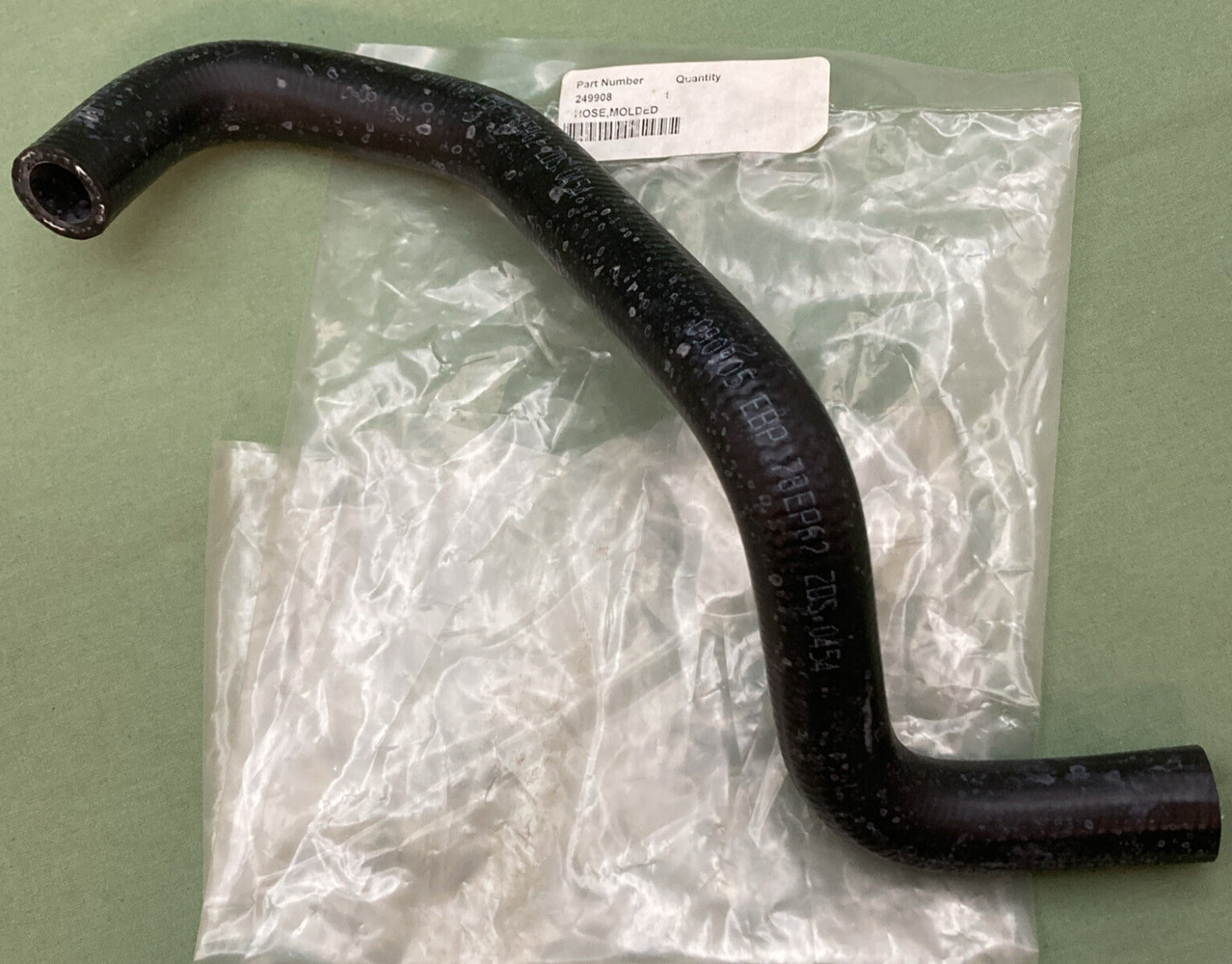 NEW REPLACES KOHLER 249908 HOSE, MOLDED (.62" ID)