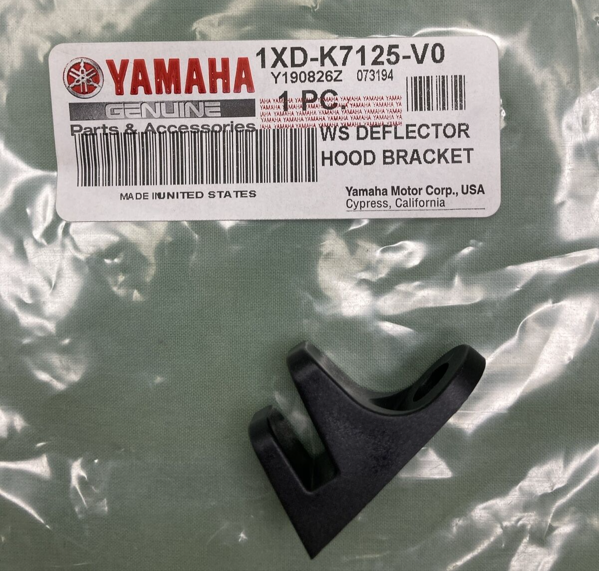 NEW GENUINE YAMAHA 1XD-K7125-V0 WS Deflector Hood Bracket