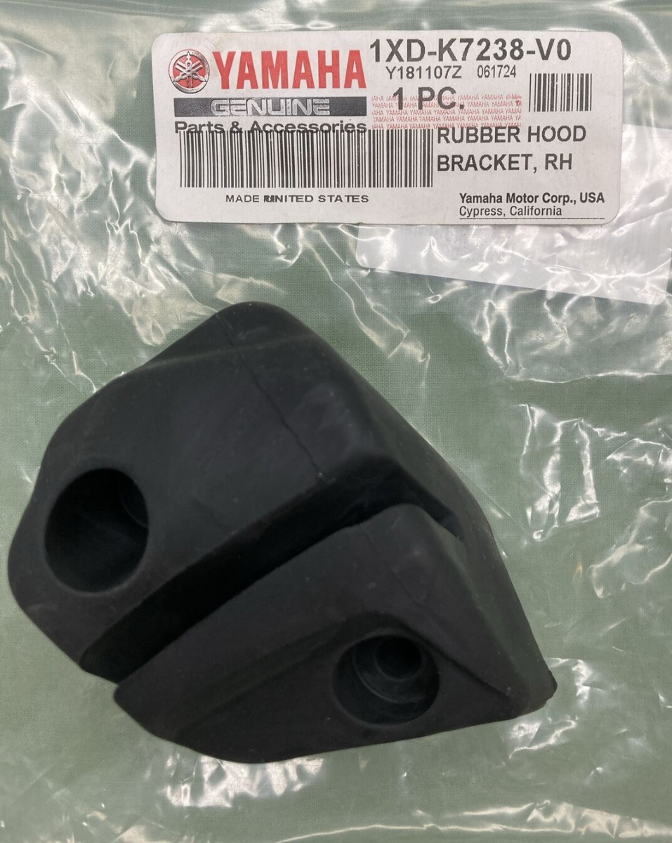 NEW GENUINE YAMAHA 1XD-K7238-V0 Rubber Hood Bracket, RH