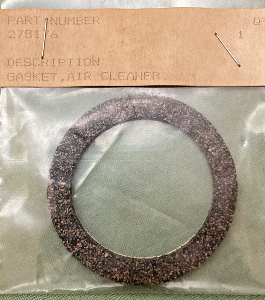 NEW REPLACES KOHLER 278176 GASKET, AIR CLEANER