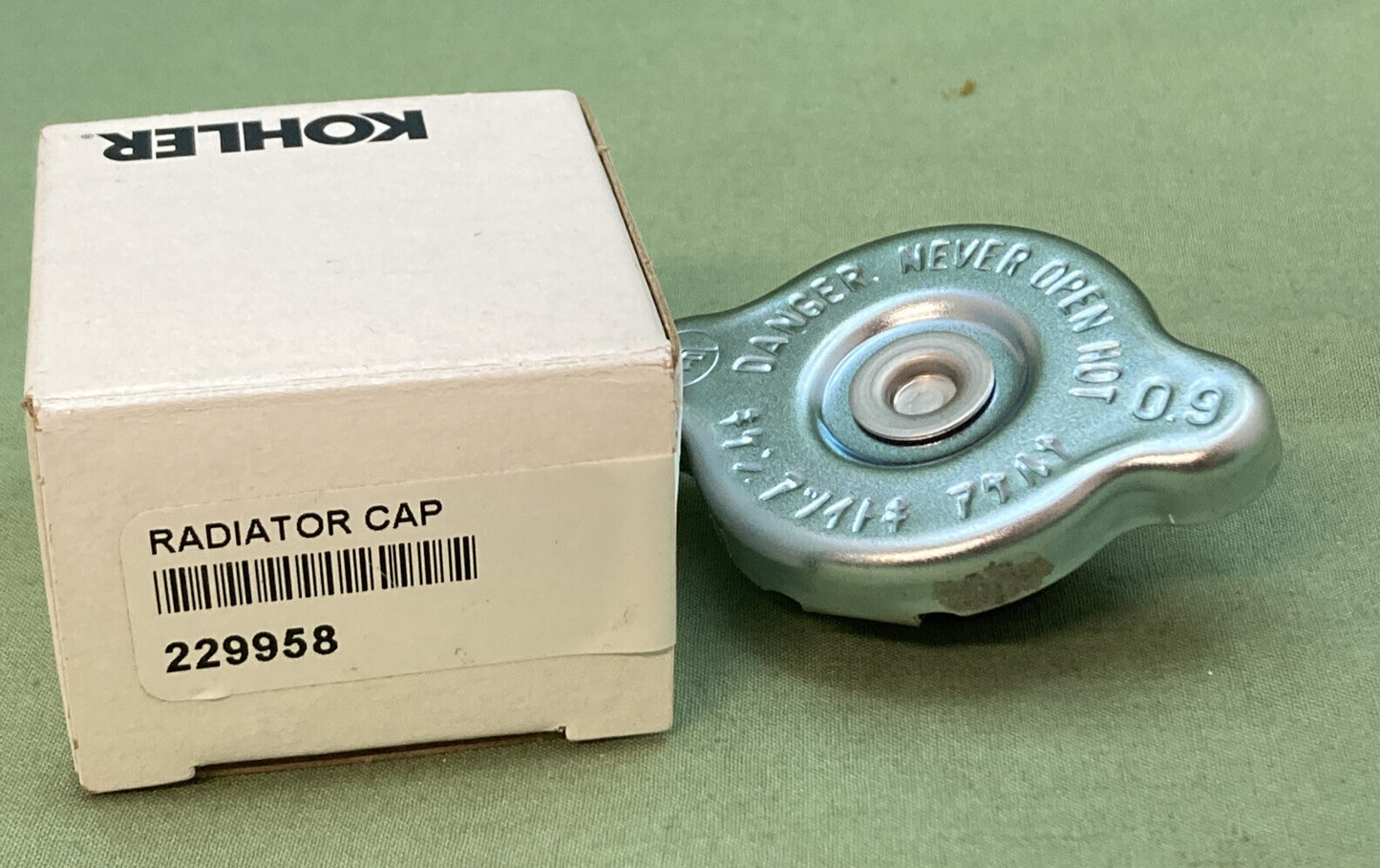 NEW GENUINE KOHLER 229958 RADIATOR CAP