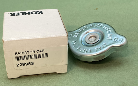 NEW GENUINE KOHLER 229958 RADIATOR CAP